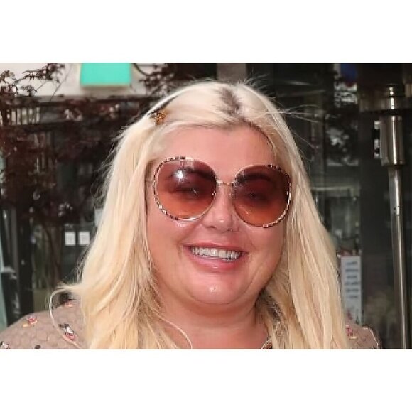 Gucci GG0595 Round Sunglasses Black Gray OS - Picture 5 of 16